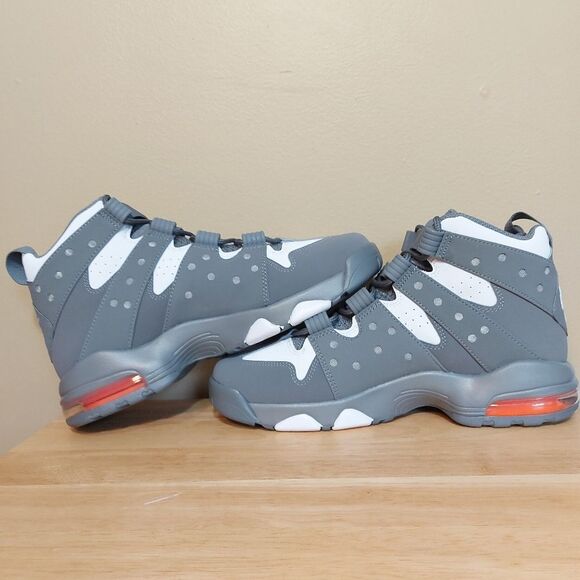 Nike Air Max 2 CB '94 Barkley Cool Grey White Orange 305440-005 Men's Size 9 - Picture 4 of 7